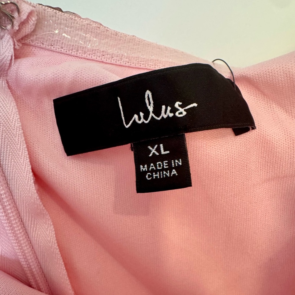 Lulu's Special Moment Strapless Bustier Pink Floral Maxi Dress Size XL NWT - Picture 16 of 16
